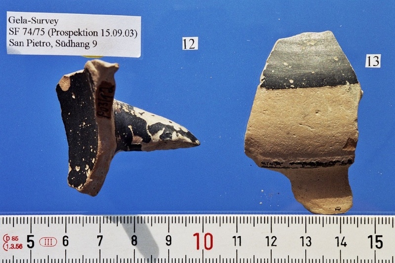 Fundstücke: Fragmente einer griechischen Trinkschale aus dem 6. Jahrhundert vor Christus