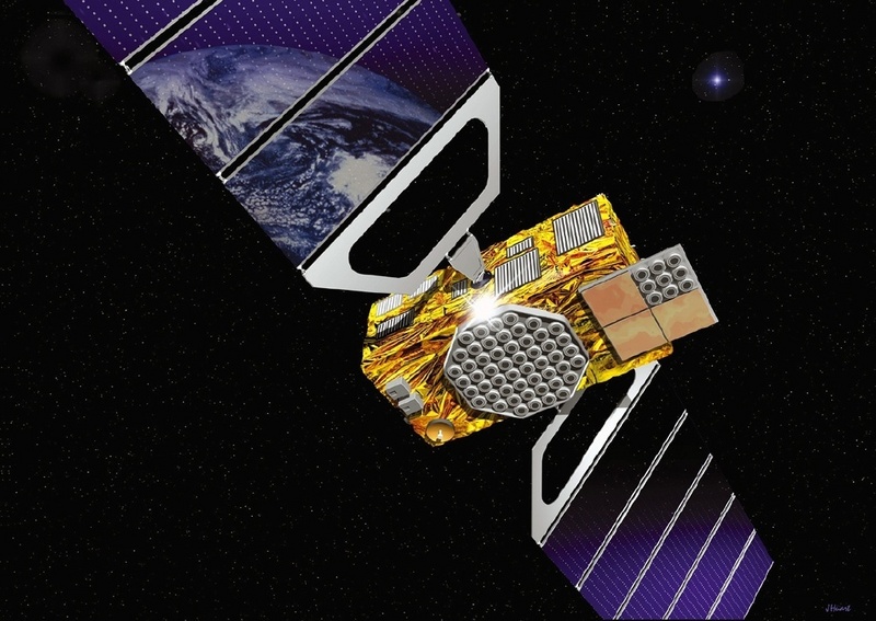 Satellit des europäischen Navigationssystem Galileo. © ESA - Galileo satellite system/J. Huart