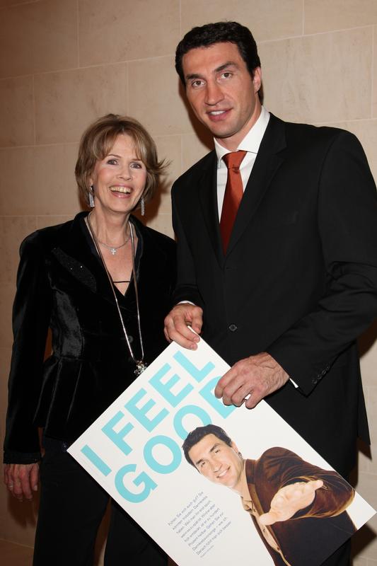 Wladimir Klitschko und Christa Maar beim Felix Burda Award 2009