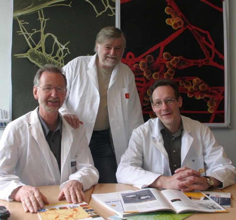 Die Organisatoren des "Miditrain"-Programms an der GBF. Von links: Dr. Hansjörg Hauser, Dr. Siegfried Weiß und Dr. Andreas Lengeling.
