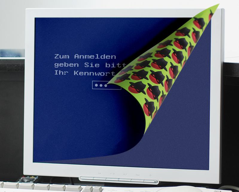 Optische Täuschung: Der Benutzer glaubt er sieht das Original.