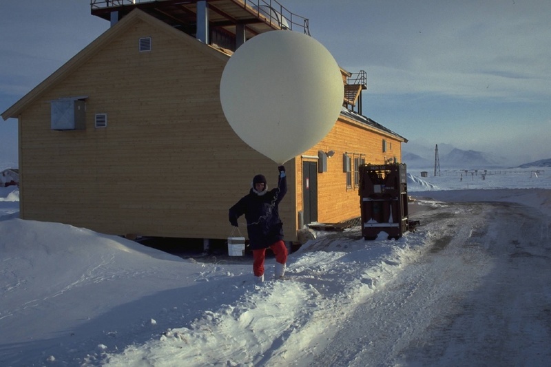 Ozonsonde (Foto: Markus Rex/AWI)