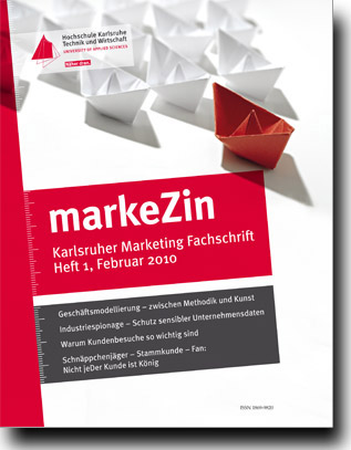 markeZin - die neue Marketing-Fachschrift der Hochschule Karlsruhe