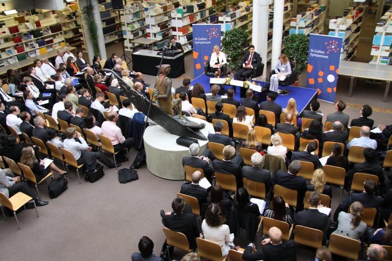 Special Session während des St.Gallen Symposiums 2009 in der Bibliothek der Universität.