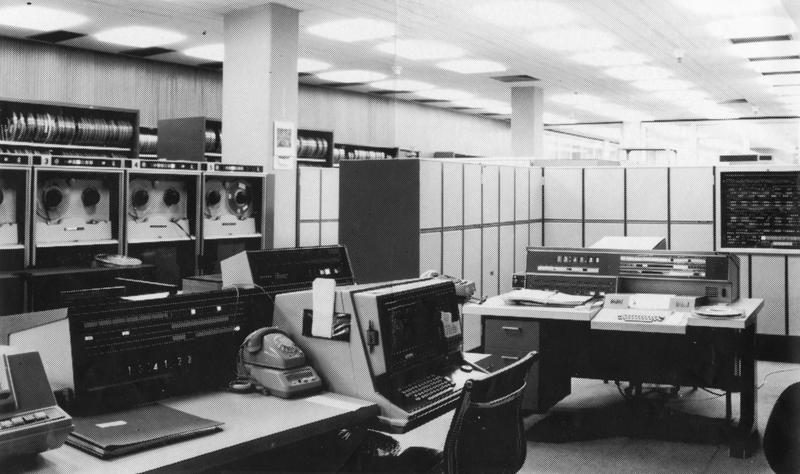 Der erste Universalrechner UNIVAC 1108 aus dem Jahr 1970