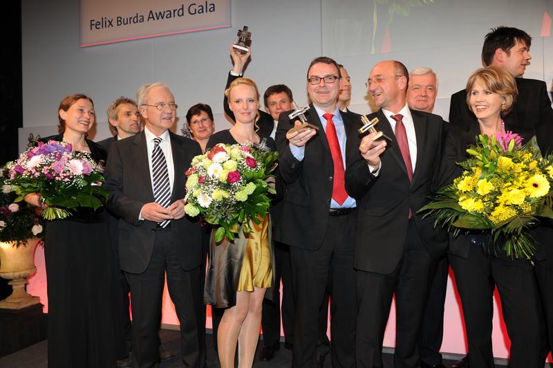 Preisträger der Felix Burda Award Gala 2010 in Berlin.