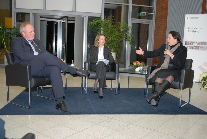 Ulrich Kelber, MdB, Prof. Dr. Yvonne Dorf und Ursula Heinen-Esser, MdB (v.l.)
