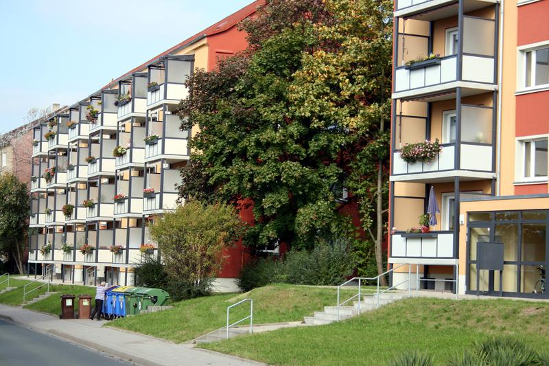 Strapßenzug in Gera-Bieblach