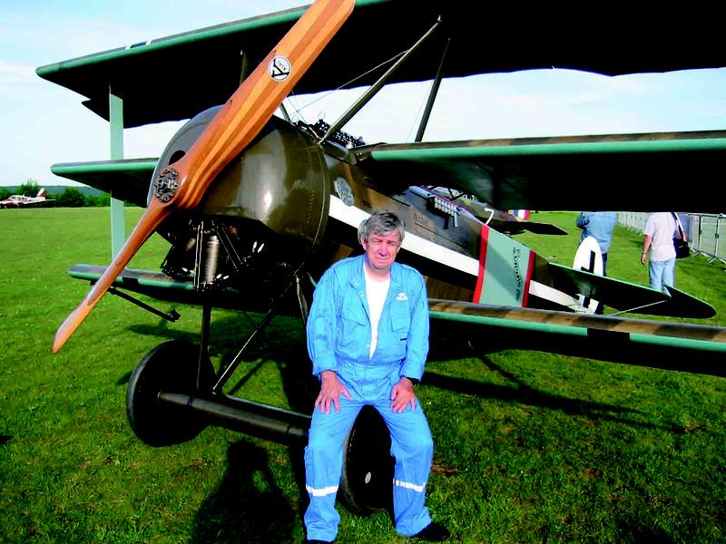 Dreidecker DR1 „Baron von Richthofen“ mit Eberhard Fritsch 