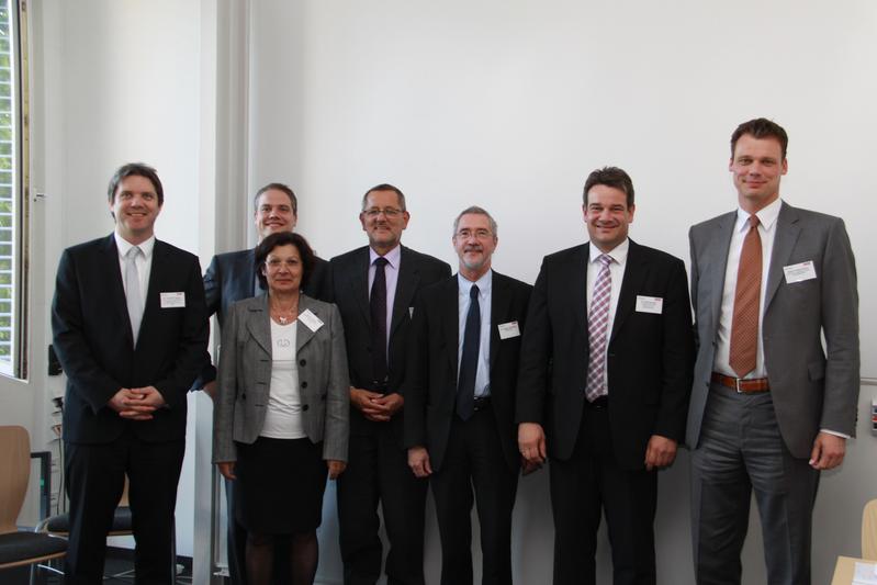 v.l.n.r.: Dr. C. Geßner, Dr. A. Kölle, M. Geßner, H. Lindner, Dr. G. Horzetzky, Dr. M. Raß, R. Große-Vehne