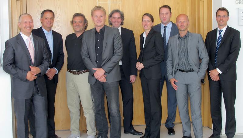 v.l.: Prof. Werner; Riehl; Dr. Becker; Büchler; Dr. Buchberger; Dr. Vendt; Winter; Kahl, Prof. Kainz