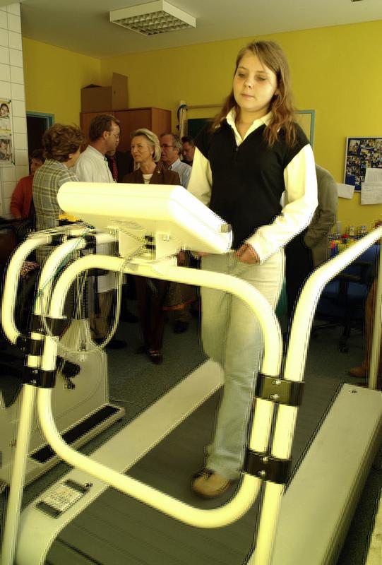 Sporttherapiebereich für ambulante und stationäre Patienten am Heidelberger Mukoviszidose Zentrum.
