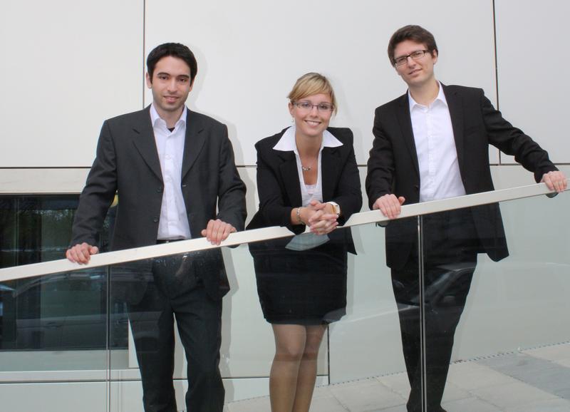 confirmaxx - das sind v.l. Christopher Gruber, Andrea Wittek und Robert Freudenreich.