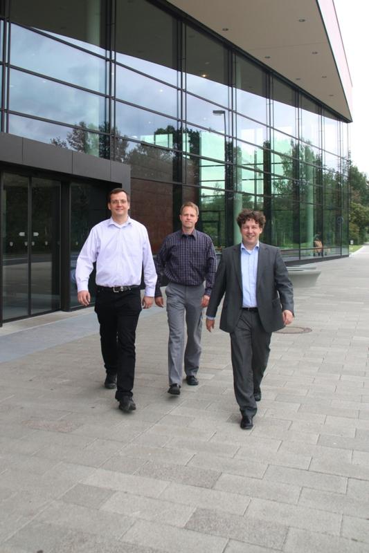 Das SolVerTec-Team der Uni Bremen: v.l. Daniel Große, Görschwin Fey, Rolf Drechsler 