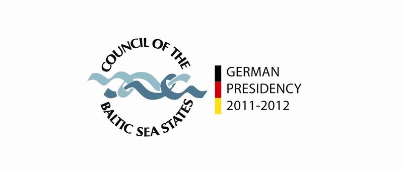 Logo of the German Presidency of the Council of the Baltic Sea States CBSS 2011-2012