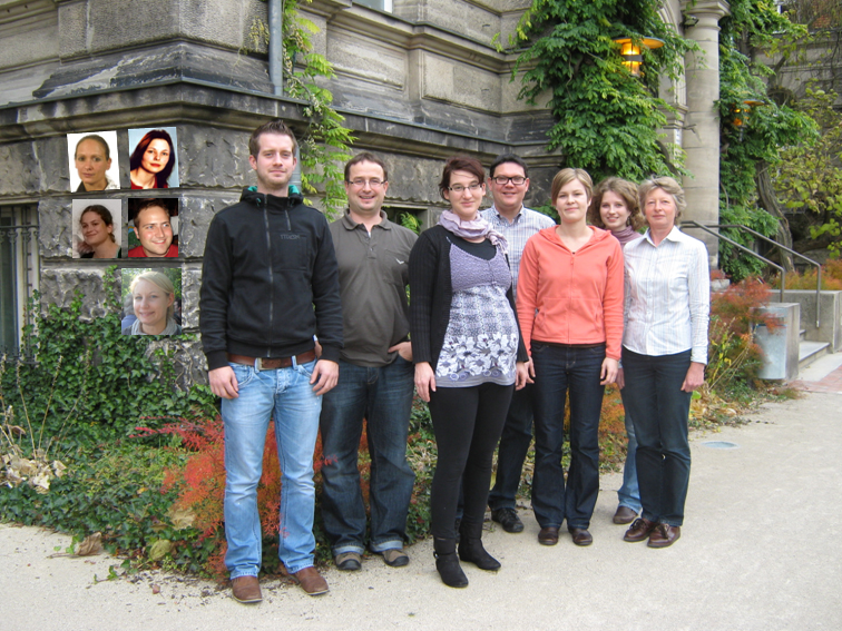 Arbeitsgruppe Strahlen-Immunbiologie des Uni-Klinikums Erlangen mit Dr. Benjamin Frey (2.v.l.) und PD Dr. Udo Gaipl (4.v.l.).