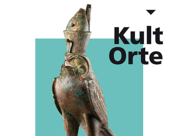 Plakatmotiv zur Ausstellung "KultOrte" an der Uni Würzburg.