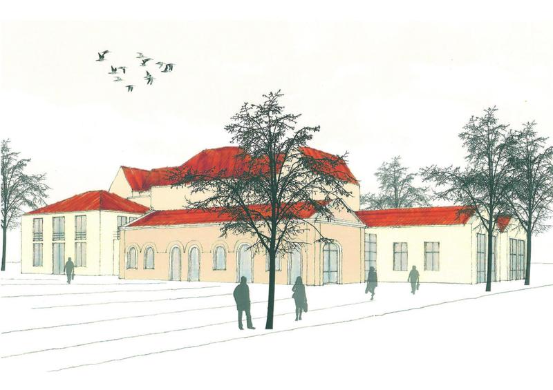 Das Mitarbeiterrestaurant des Universitätsklinikums Dresden soll Anfang 2013 in Betrieb gehen.
