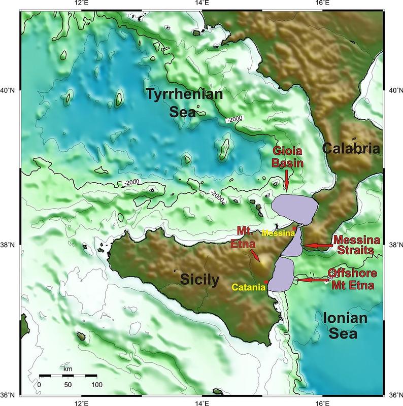 Zwischen Süditalien und Sizilien suchen Kieler Meeresforscher nach den Ursachen von Tsunamis.