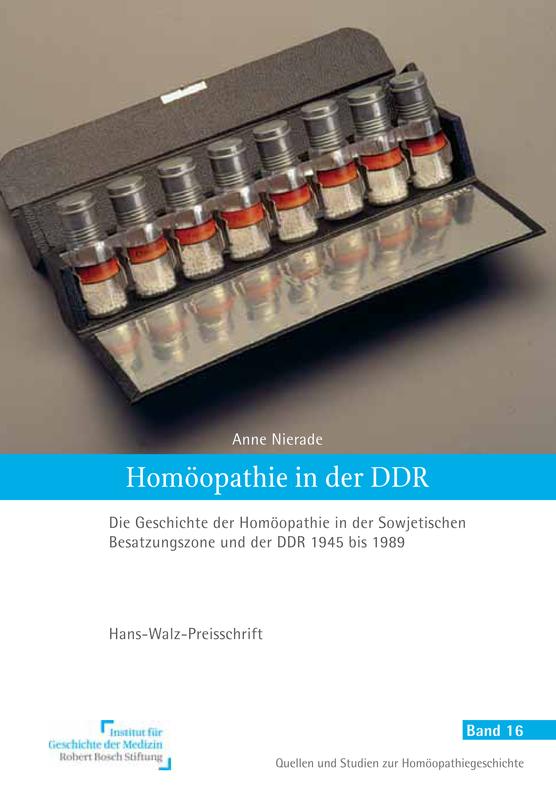 Buchcover "Homöopathie in der DDR"