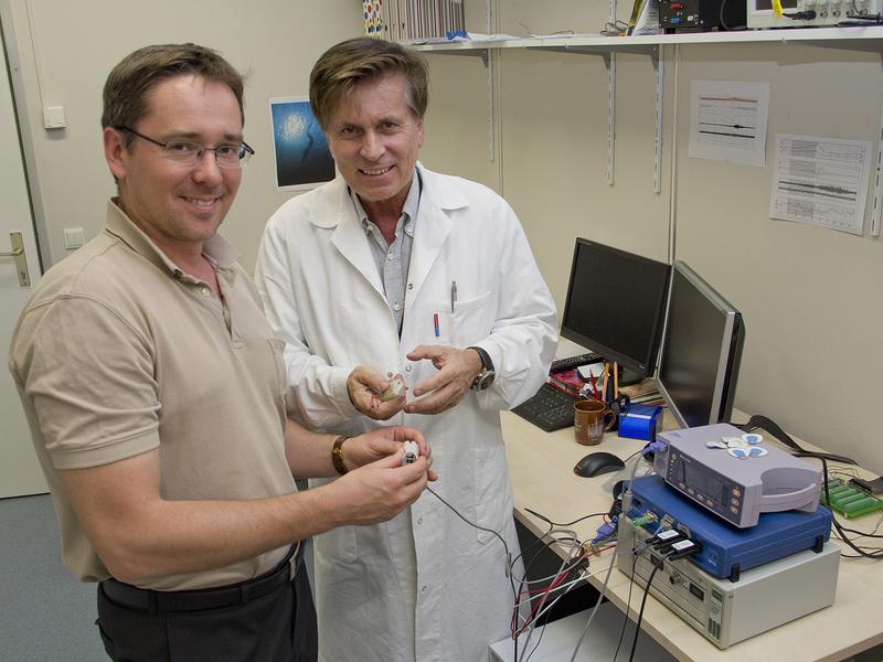Prof. Eugenijus Kaniusas und Dr. Jozsef Constantin Széles