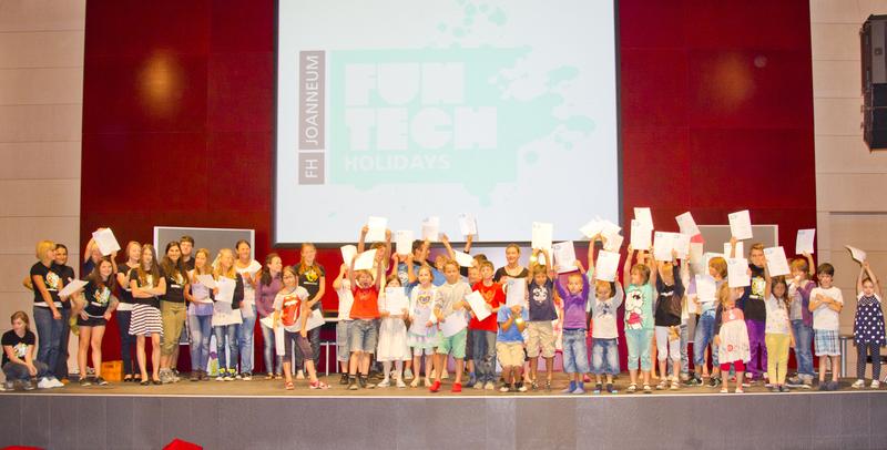 Abschlusspräsentation der "Applied Holidays"-Kinder