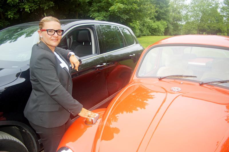 Ein ganz besonderes Verhältnis zu Autos hatte Corinna Barton schon immer...