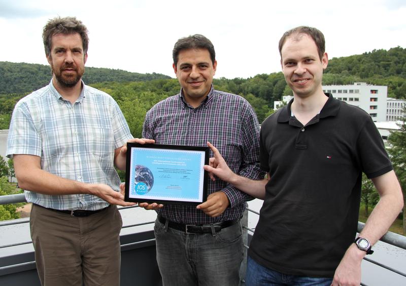 (von links:) Dr. Christian Müller, Mohammad Mehdi Moniri, Dr. Michael Feld