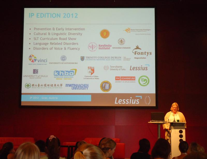 Angelika Rother, Leiterin des Studiengangs „Logopädie“ an der FH JOANNEUM, beim „Speech and Language Therapy Intensive Program“ an der FH JOANNEUM Graz 