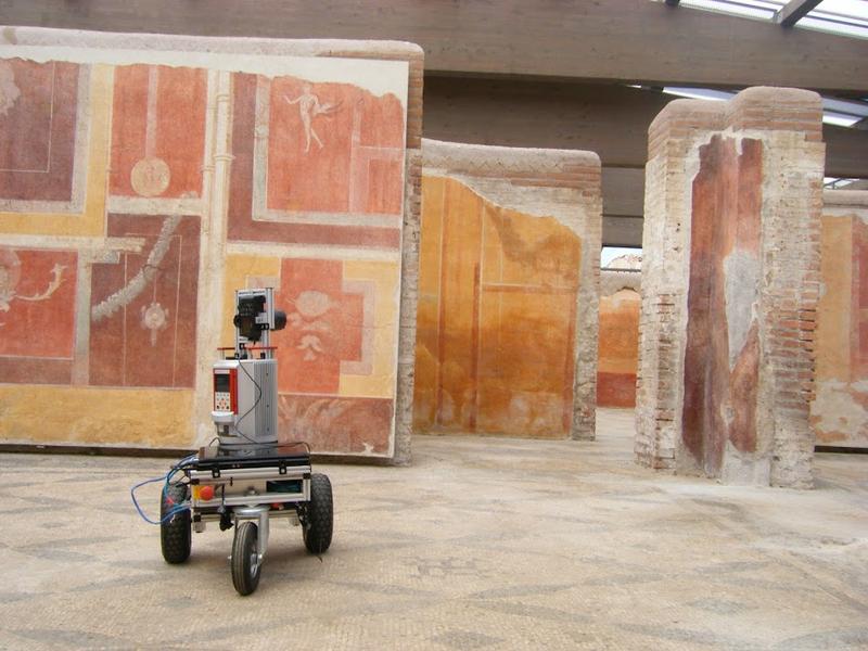Irma3D auf dem Ausgrabungsgelände Ostia Antica