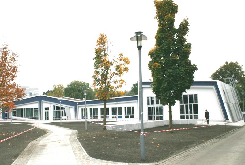 Das neue Laborgebäude für Physiotherapie und Medizintechnik auf dem Senftenberger Campus der Hochschule Lausitz.