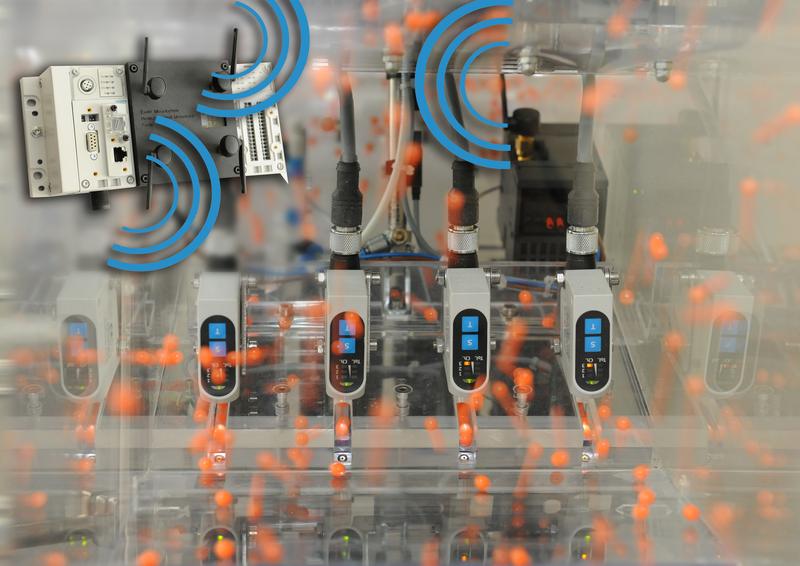 Integrierte Systeme: Durch die Verwendung drahtlos kommunizierender Komponenten steigt die Flexibilität in der Produktion.
