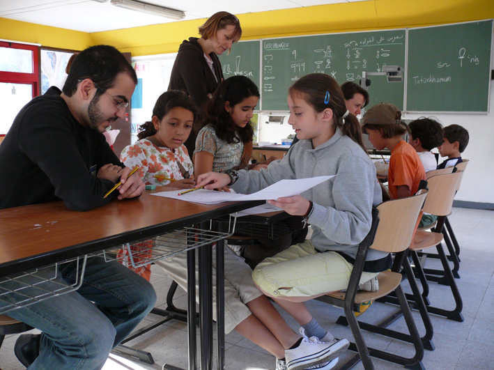 Hieroglyphenkurs in der Deutsch-Evangelischen Oberschule Kairo