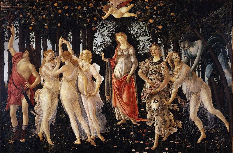 "Primavera" von Sandro Botticelli, 1482