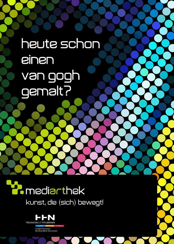 Plakat zur Ausstellung MediARThek