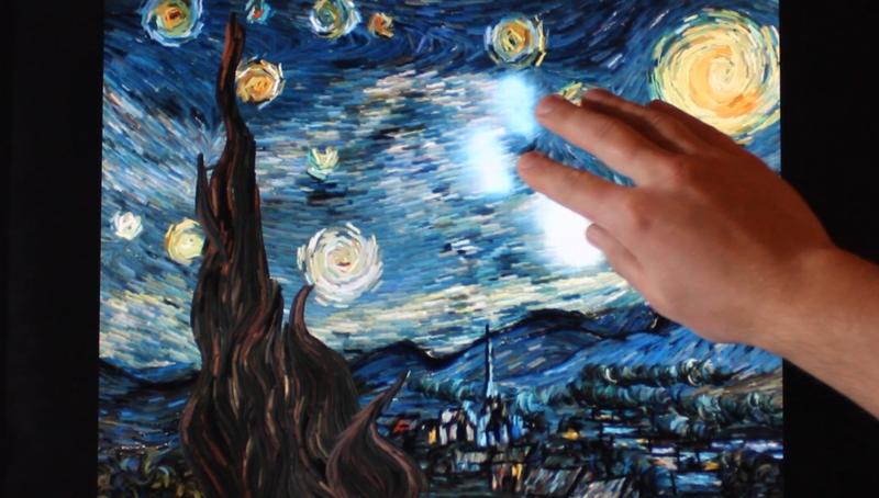 "Starry Night" nach Van Gogh von Petros Vrellis