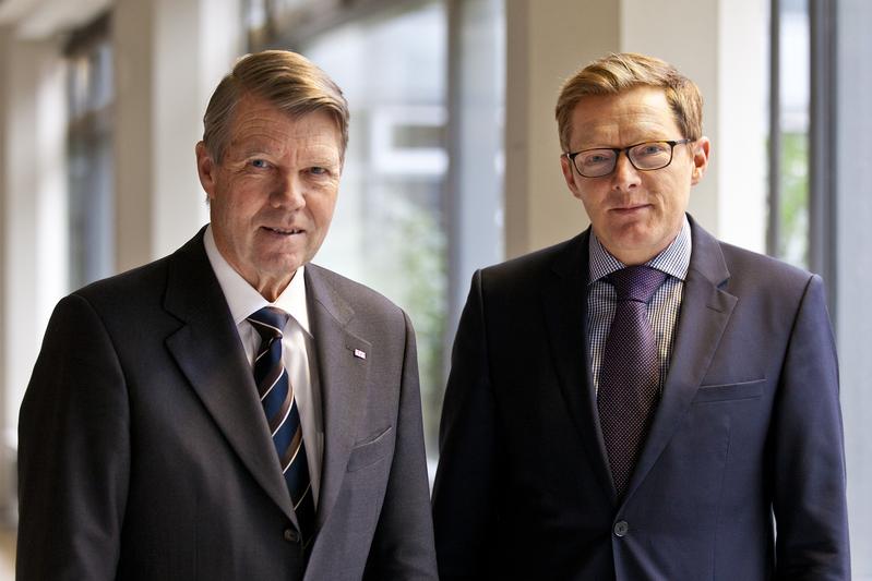 Professor Bitter-Suermann und Prof. Baum.