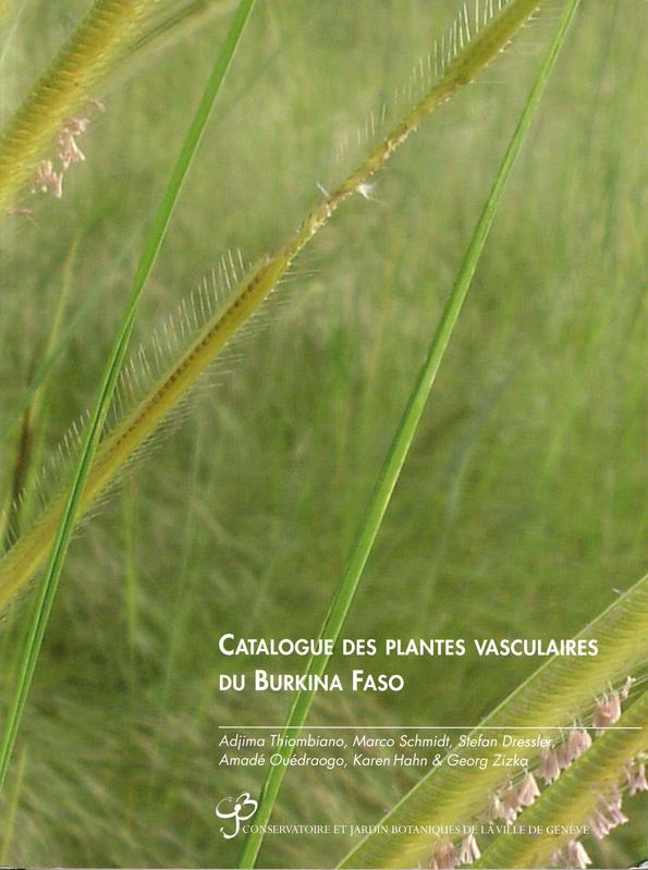 Cover des neuen Catalogue des plantes vasculaires de Burkina Faso 