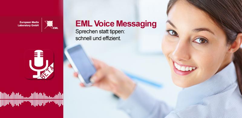 Die EML Voice Messaging App für Android-Smartphones gibt es kostenlos im Google Play Store.