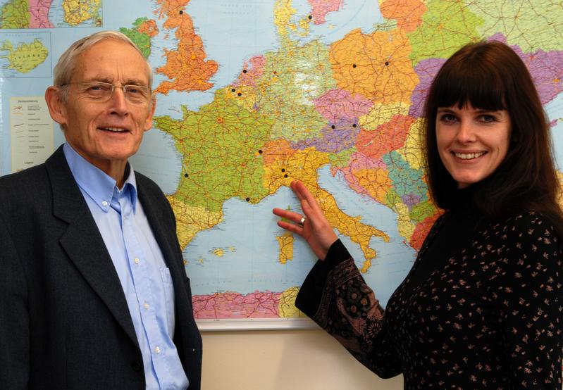 Professor Hans-Uwe Otto (left) and Dr. Alkje Sommerfeld are coordinating the research project involving 12 European partners. The project is studying equal opportunities for disadvantaged young people in Europe.