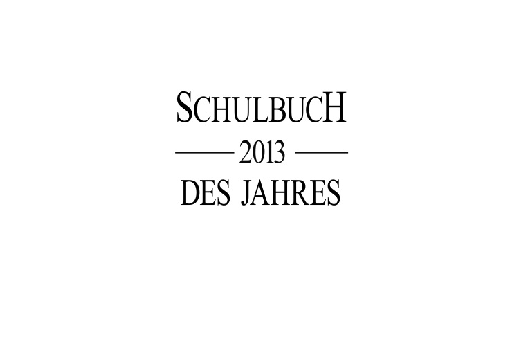 Schulbuch des Jahres 2013