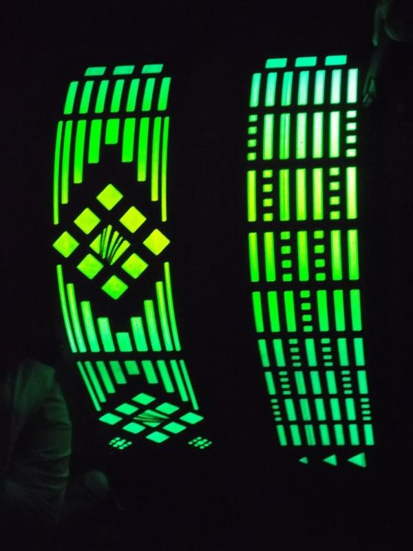 Solche OLEDs könnten in Zukunft gedruckt werden: Hier eine flexible OLED, prozessiert am Fraunhofer COMEDD. 
