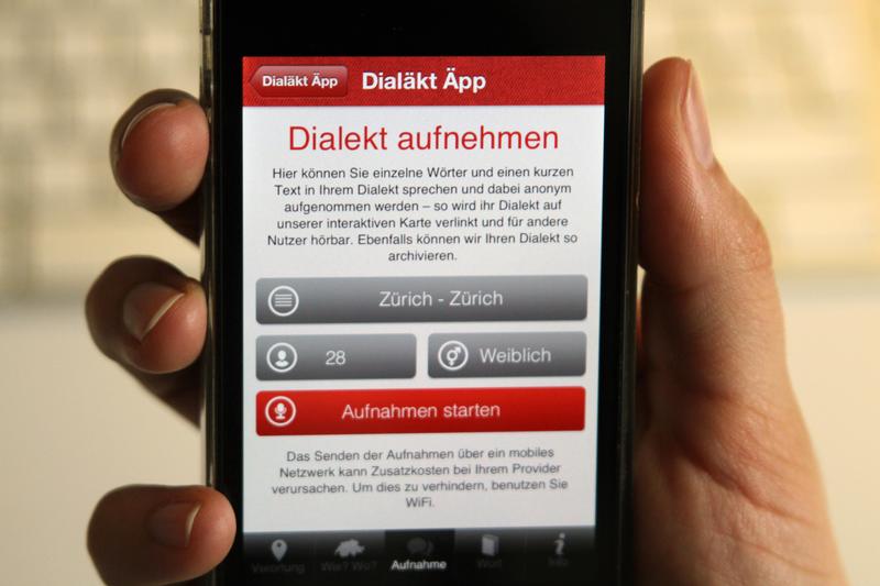Mit der App die eigene Aussprache aufnehmen und mit jener anderer User vergleichen