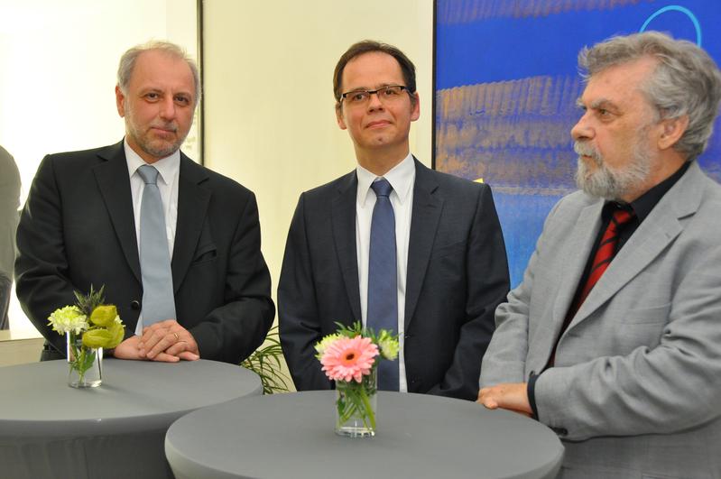 Expertenrunde (v.l.n.r.): Prof. Dr. Peter Baumgartner, Prof. Dr. Michael Klebl, Prof. Dr. Norbert M. Seel