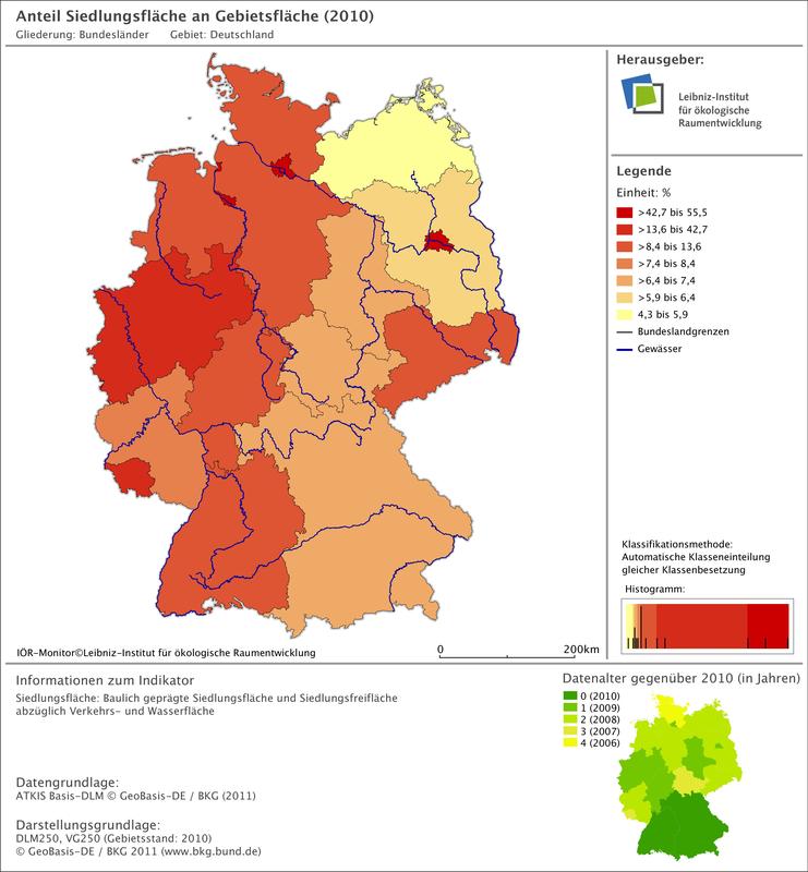 Wie werden Flächen in Deutschland genutzt? – Der IÖR-Monitor gibt Interessierten im Internet Aufschluss.