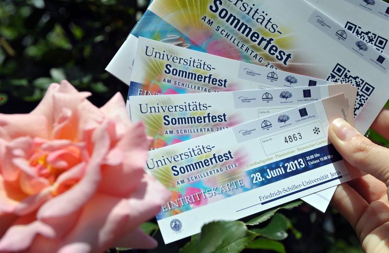 Das Sommerfest der Friedrich-Schiller-Universität Jena am 28. Juni steht unter dem Motto "WeltOffen".