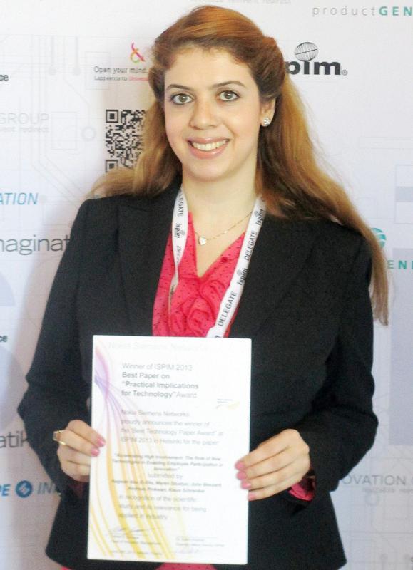 Nagwan Abu El-Ella vom Stiftungsfonds Deutsche Bank Lehrstuhl für Innovationsmanagement und Entrepreneurship an der HHL Leipzig Graduate School of Management. Foto: HHL.