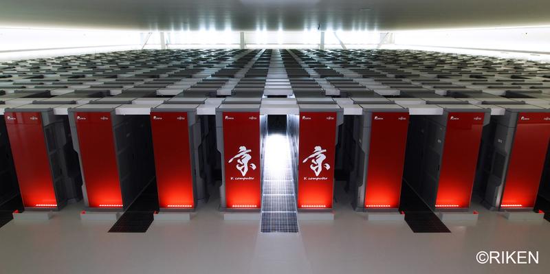 Der japanische Supercomputer K, der aktuell viertschnellste Superrechner der Welt.