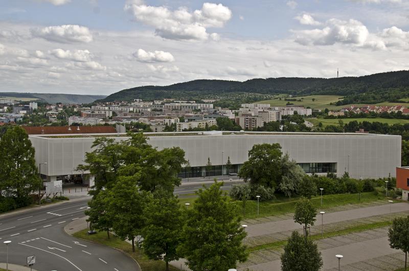 Blick auf den Neubau des Leibniz-Instituts für Altersforschung - Fritz-Lipmann-Institut (FLI); erstes deutsches Forschungsinstitut, das sich seit 2004 der biomedizinischen Altersforschung widmet. 