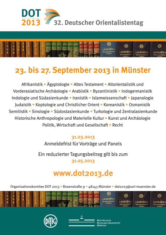 Plakat des 32. Deutschen Orientalistentags